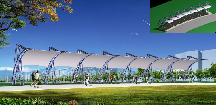 張拉膜價(jià)格相對其他類型膜結(jié)構(gòu)的差異